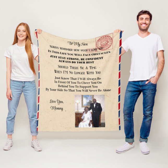 Couverture Polaire À mon fils (En situation)