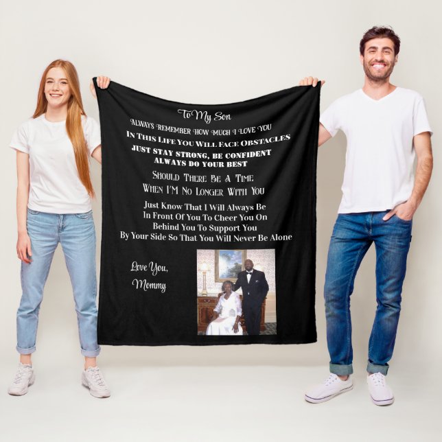 Couverture Polaire À mon fils (En situation)