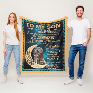 Couverture Polaire À Mon Fils Croyez En Vous Restez Forts Soyez Confi
