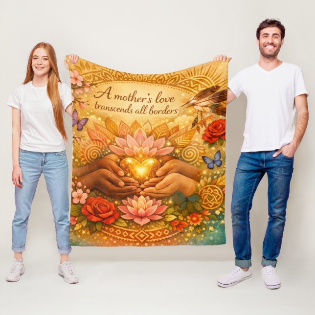 Couverture Polaire A Mother’s Love — Fleece Blanket (En situation)