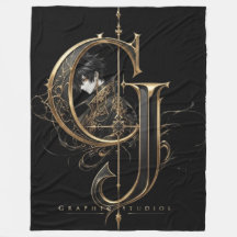 Couverture polaire à motif signature CJ Graphic St