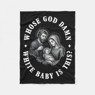 Couverture Polaire À qui appartient ce bébé blanc Dieu