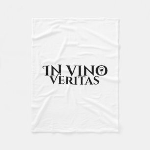 Couverture Polaire À Vino Veritas _ Latin _ Rome Antique _ Aimer Le V