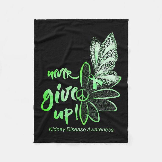 Couverture Polaire Abandonner un cadeau de sensibilisation aux maladi (Devant)