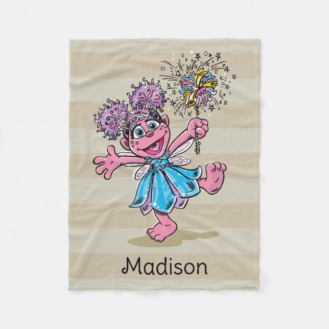 Couverture Polaire Abby Cadabby Art Rétro (Devant)
