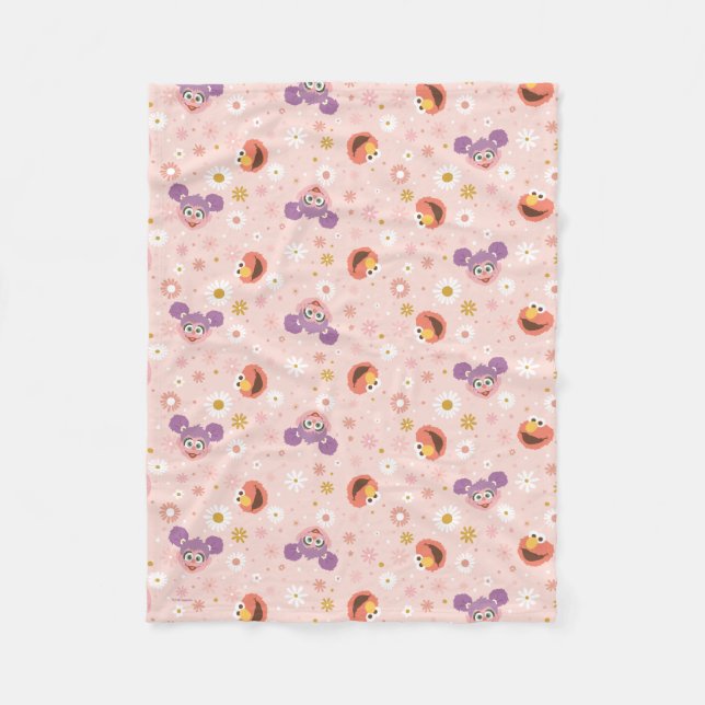 Couverture Polaire Abby Cadabby & Elmo | Motif Woodland (Devant)