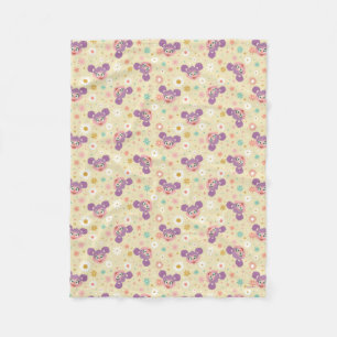 Couverture Polaire Abby Cadabby Motif de la face de fleurs