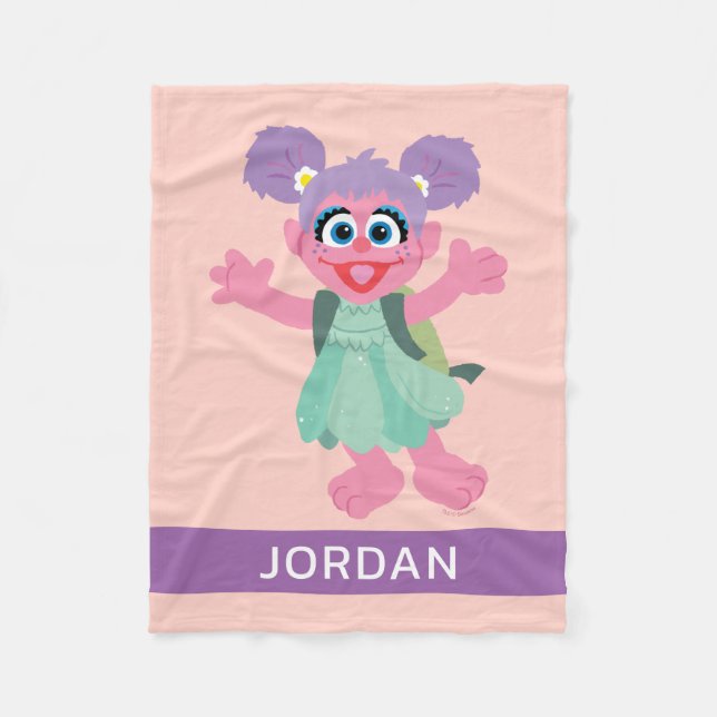 Couverture Polaire Abby Cadabby Woodland | Ajouter Votre Nom (Devant)