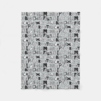 Couverture Polaire ABC argent