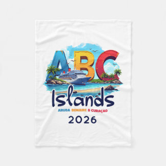 Couverture Polaire Abc Islands Aru Bonaire Curacao Cruise Vacation 20