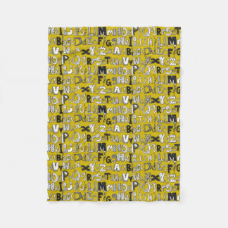Couverture Polaire ABC jaune