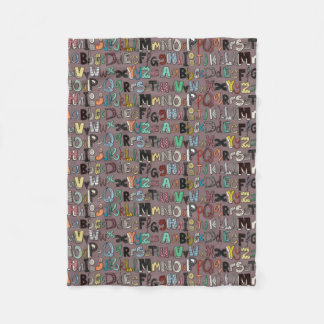 Couverture Polaire ABC mocha multi