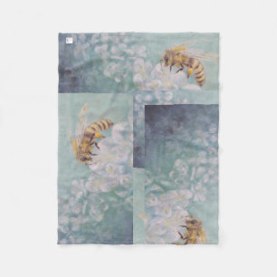 Couverture Polaire "Abeille le changement "