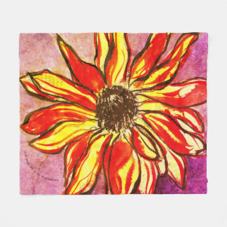 Couverture Polaire *'Ablaze de Rudbeckia'