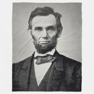 Couverture Polaire Abraham Lincoln Gettysburg Portrait