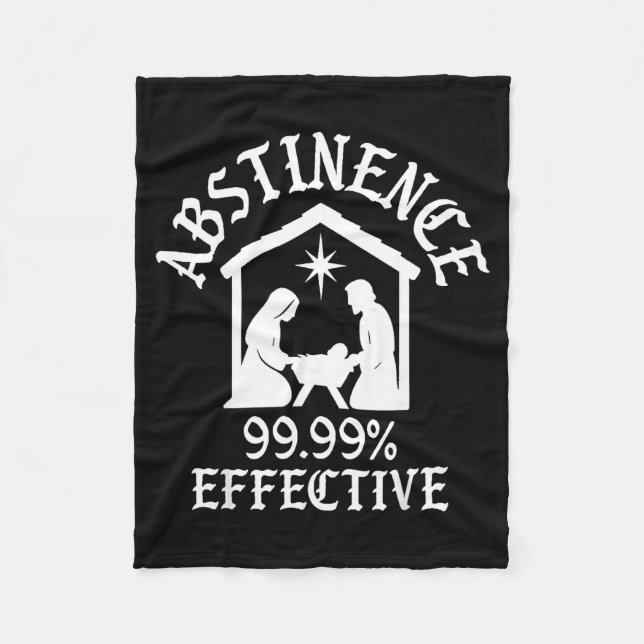 Couverture Polaire Abstinence 99.99 Pour Cent Efficace Nativité Chris (Devant)