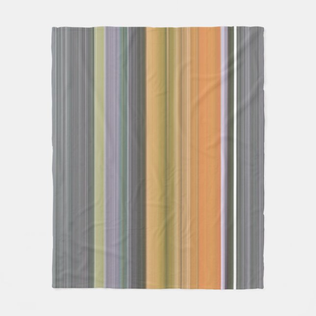 Couverture Polaire Abstract #1: Yellow and grey (Devant)