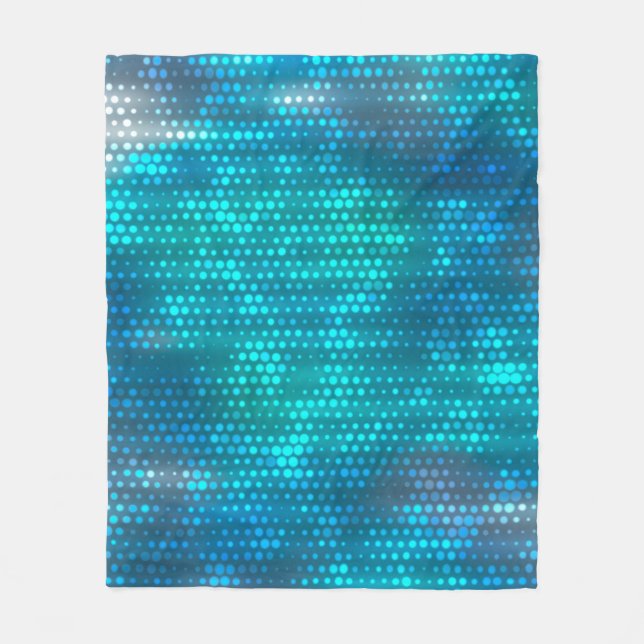 Couverture Polaire Abstract blue creative background (Devant)