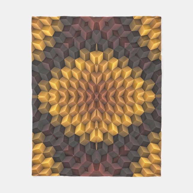 Couverture Polaire Abstract pattern manipulationabstract,art,artistic (Devant)