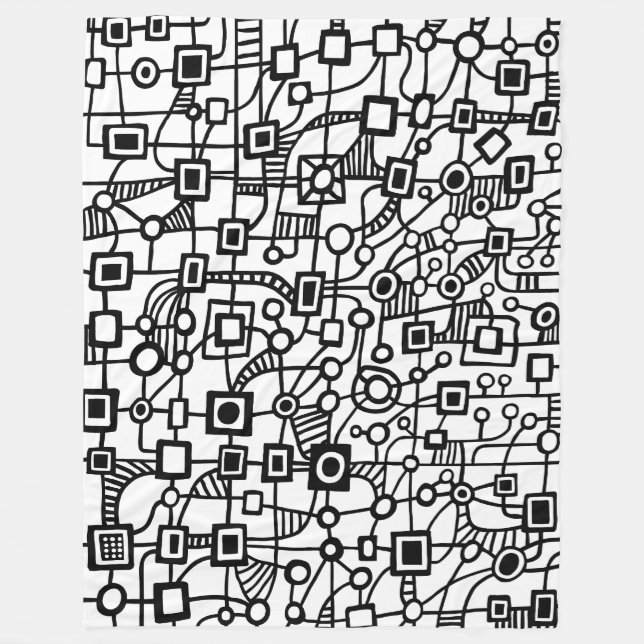 Couverture Polaire Abstrait 070517 (Devant)