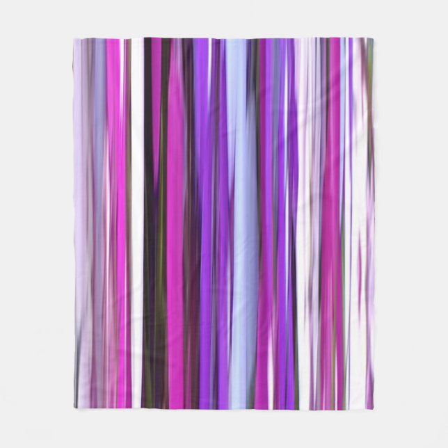 Couverture Polaire Abstrait #2 : Flou pourpre (Devant)