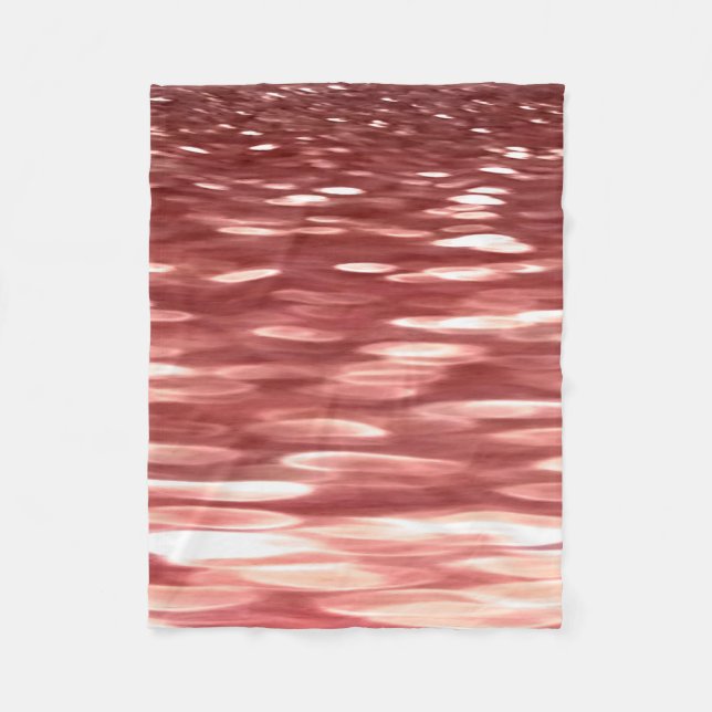 Couverture Polaire Abstrait #2 : Flou rouge (Devant)