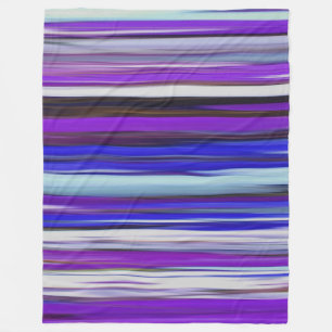 Couverture Polaire Abstrait #2 : Flou ultraviolet