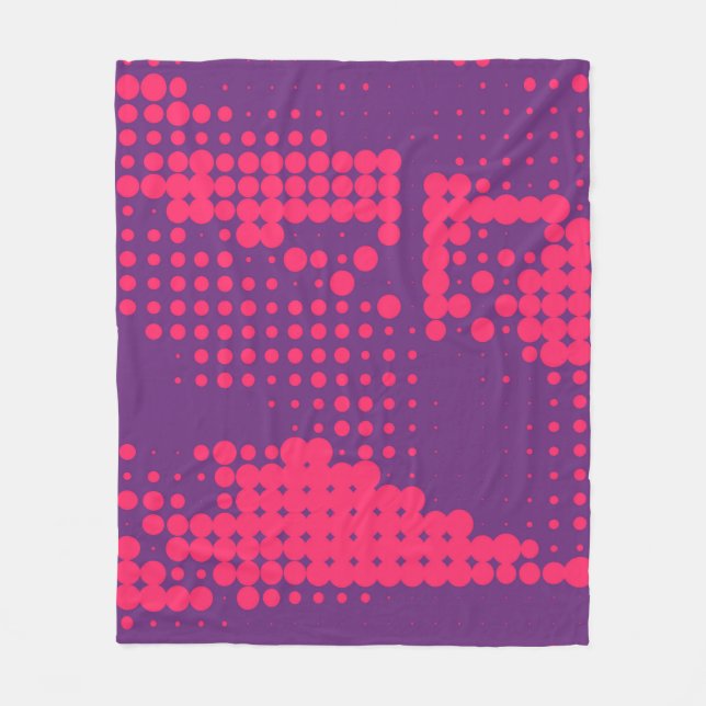Couverture Polaire Abstrait Creative concept BD pop art style bla (Devant)