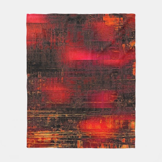 Couverture Polaire Abstrait vieil arrière - plan ou texture grunge fa (Devant)