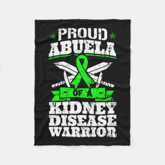 Couverture Polaire Abuela D'Une Maladie Du Rein Guerrier Sensibilisat