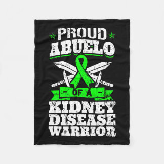 Couverture Polaire Abuelo D'Une Maladie Du Rein Guerrier Sensibilisat