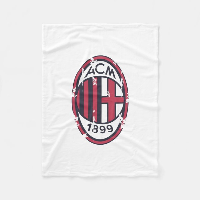 Couverture Polaire Ac milan retro badge (Devant)