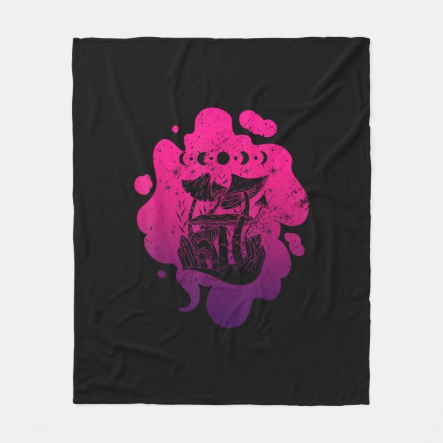 Couverture Polaire Academia Goblincore Aesthetic Cottagecore Mushroom (Devant)