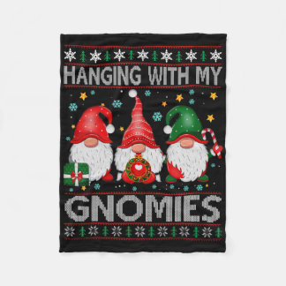 Couverture Polaire Accrochage Avec Mes Gnomes Correspondant à Noël en