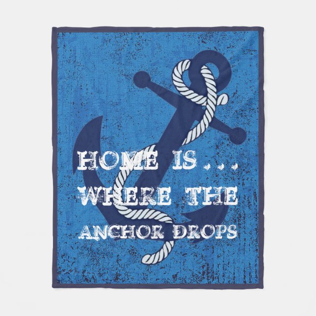 Couverture Polaire Accueil Est L'Endroit Où L'Ancre Lâche Le Texte De (Devant)