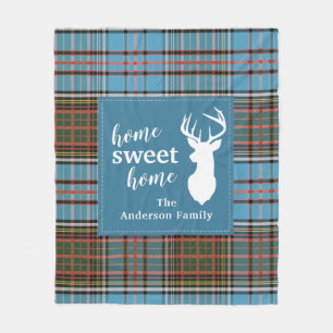 Couverture Polaire Accueil Sweet Accueil Tartan Anderson Plaid Person