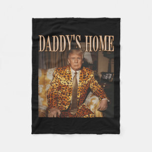 Couverture Polaire Accueil Trump Chemise Trump 2024 Leopard Funny Mag