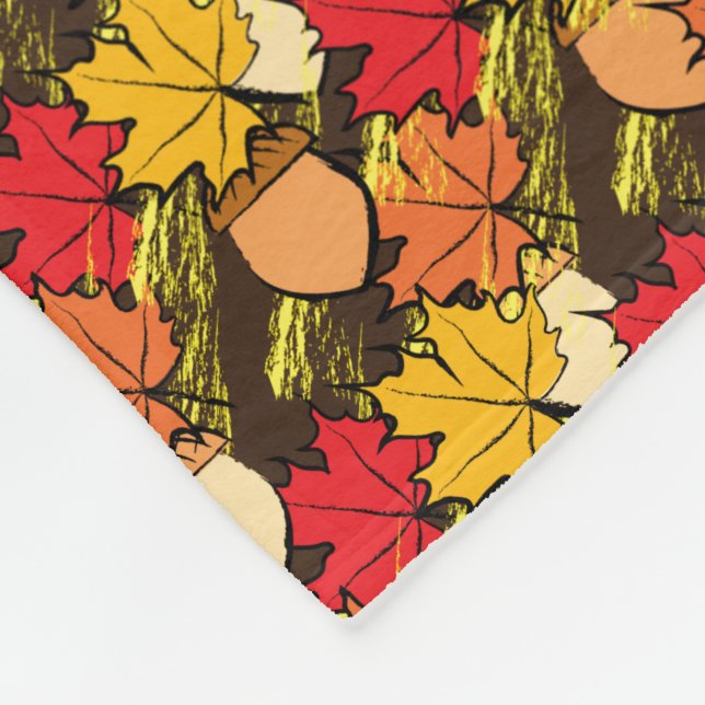 Couverture Polaire Acorns et feuille IV (Coin)