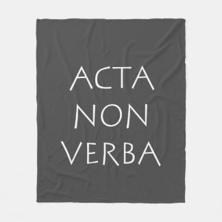 Couverture Polaire Acta non verba