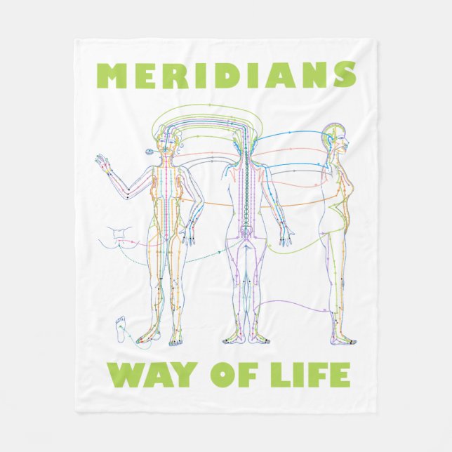 Couverture polaire Acupuncture Way of Life (Devant)