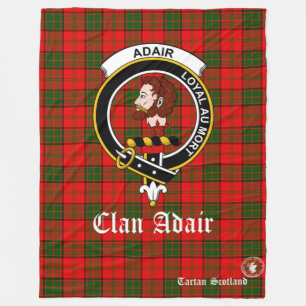 Couverture Polaire Adair Clan Tartan Scotland Fleece Blanket