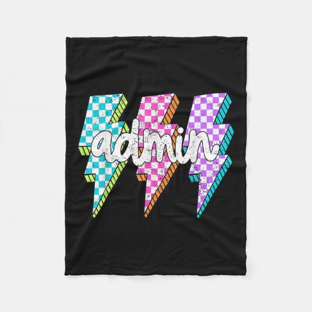 Couverture Polaire Admin Squad Lightning Bolt School Istal Principal (Devant)