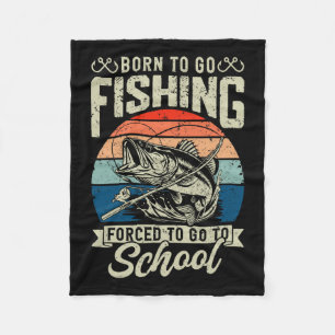 Couverture Polaire Ado Garçons Chemise De Pêche Obligée D'Aller À L'É