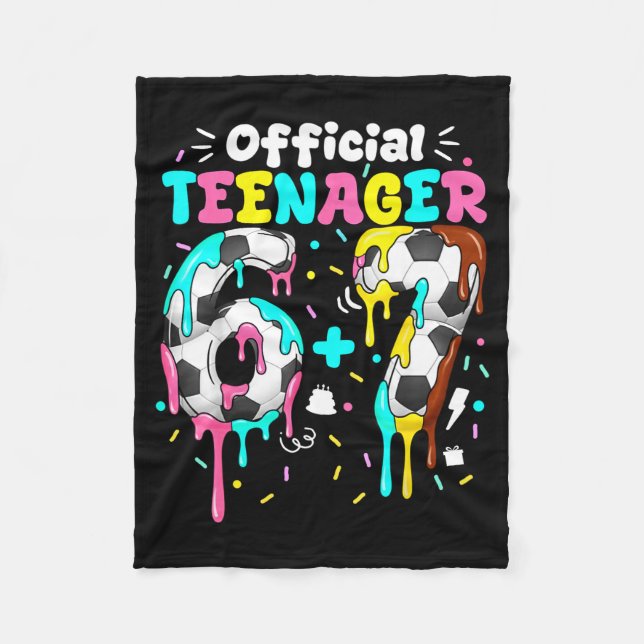 Couverture Polaire adolescent de 13 ans six sept 6+7 garçons filles 6 (Devant)