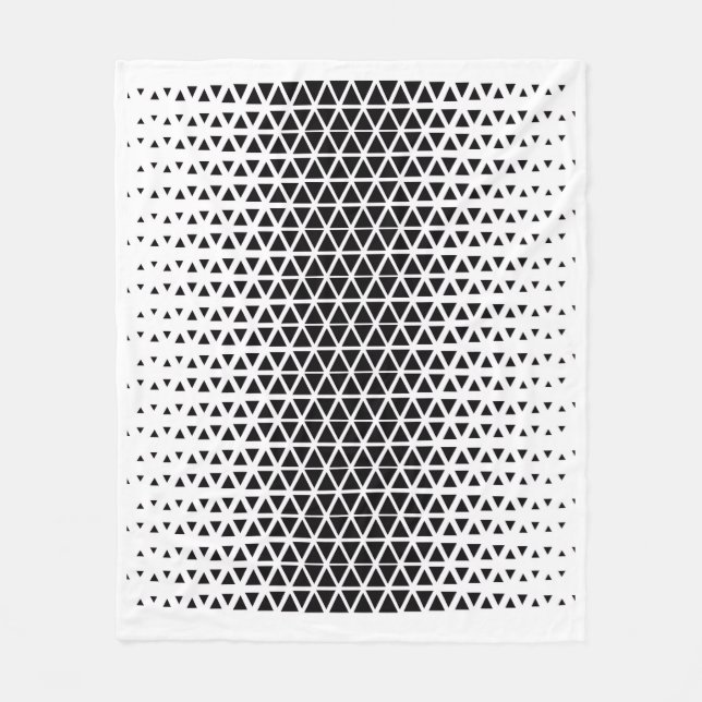 Couverture Polaire ADOM Geometric Triangles Pattern Blanket (Devant)