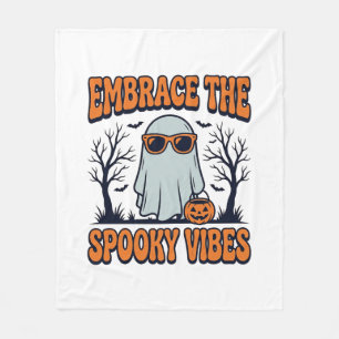 Couverture Polaire Adoptez la chemise Halloween fantôme des vibration