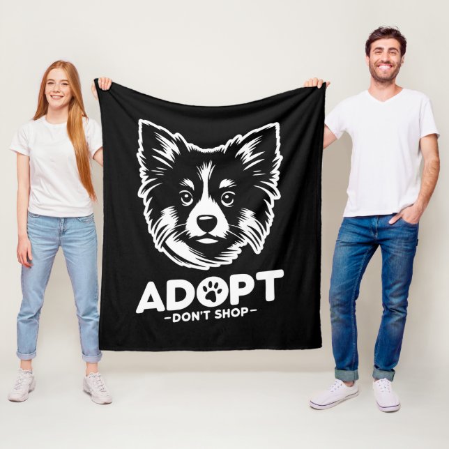 Couverture Polaire Adoptez, n'achetez pas 3 (En situation)