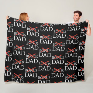 Couverture Polaire Adoption Beau-père BONUS PÈRE Fête des Pères
