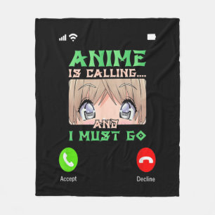 Couverture Polaire Ados Anime Merch Boys Mens Girls Anime is Callin