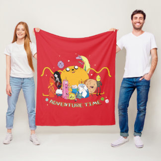 Couverture Polaire Adventure Time | Large Jake Group Graphic